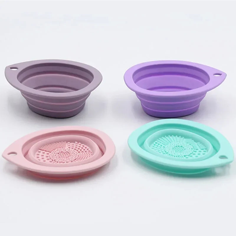 Silicone Brush Cleaner Bowl