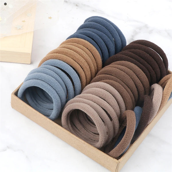 Basic Elastic Hair Ties 50pcs