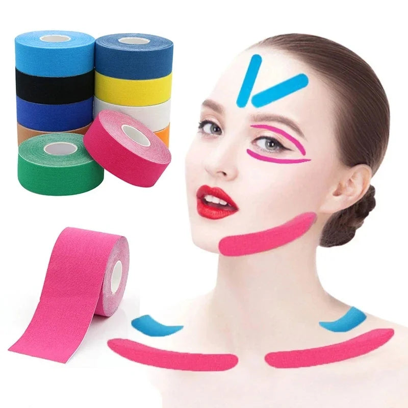 Face and Neck Kinesiology Tape