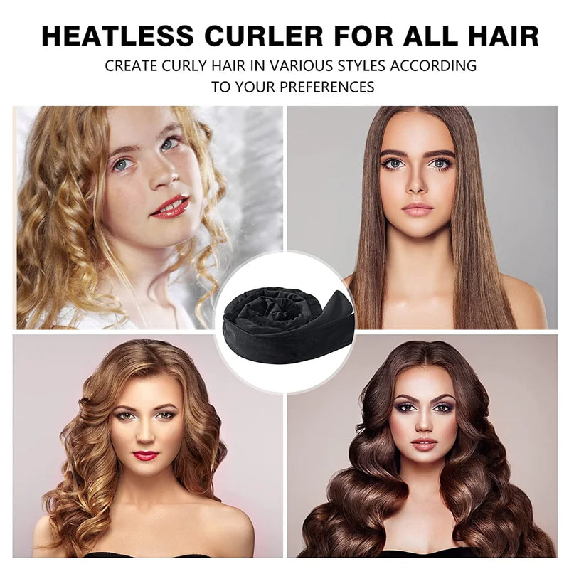 Heatless Hair Curling Headband