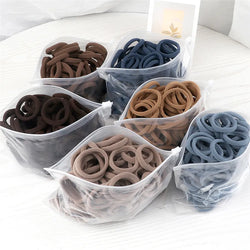 Basic Elastic Hair Ties 50pcs