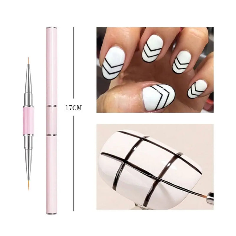 Dual-Ended Nail Art Brushes