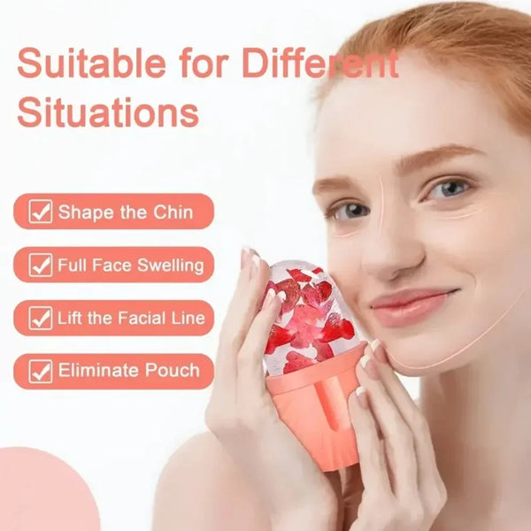 Silicone Ice Facial Roller