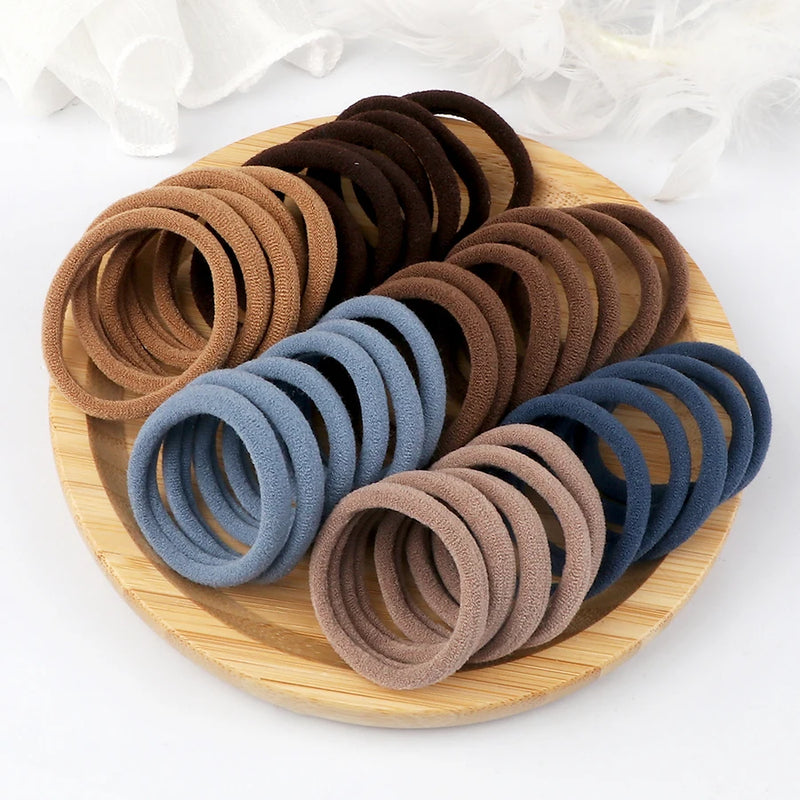 Basic Elastic Hair Ties 50pcs